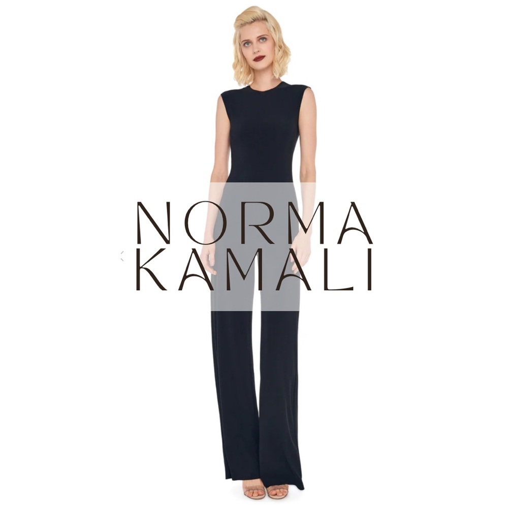 Norma Kamali Black Jumpsuit